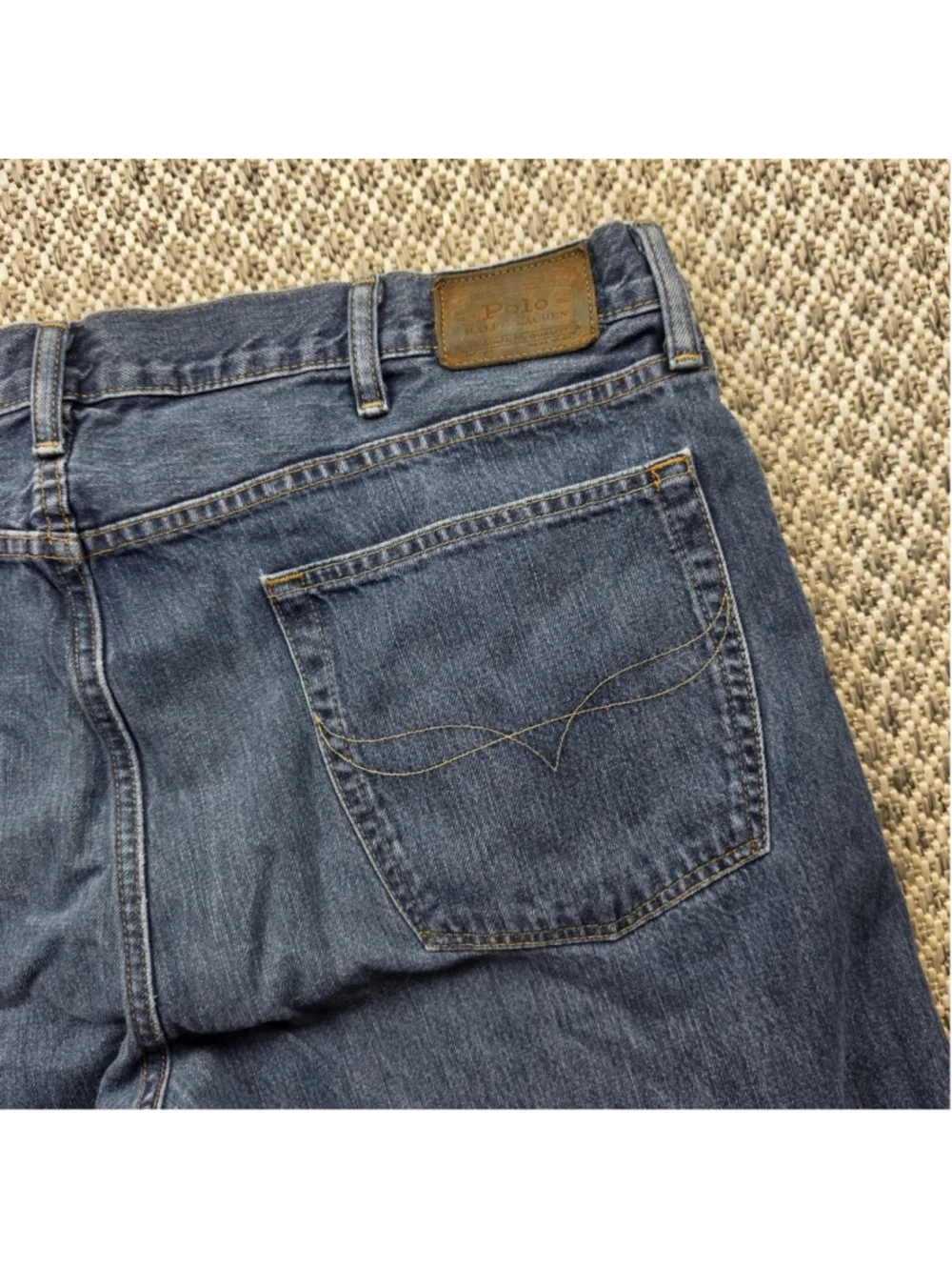 Polo Ralph Lauren Varick Slim Straight Jeans Men’s Size 40x32 Blue Denim Pants